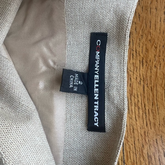 Ellen Tracy White Embellished Sleeveless Tank Top - Picture 3 of 7